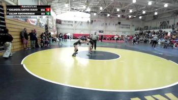 105 lbs Cons. Round 3 - Lillian Smotherman, Ukiah vs Kasandra Santos Suaso, Novato
