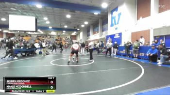 215 lbs Champ. Round 3 - Khale McDonnell, Fountain Valley vs Jayden Ordonez, Corona High School