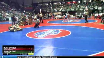 6 lbs 1st Place Match - Ryan Seymour, South Paulding vs Andrew Cory, Creekview