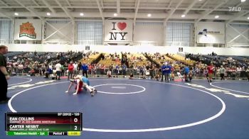 120 lbs Champ. Round 1 - Carter Nesbit, Franklinville Wrestling Club vs Ean Collins, Fairport Jr. Red Raiders Wrestling