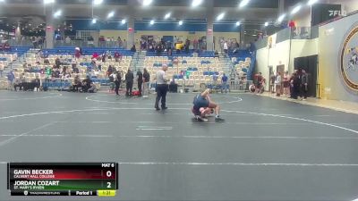 190 lbs Quarterfinal - Jordan Cozart, St. Mary`s Ryken vs Gavin Becker, Calvert Hall College