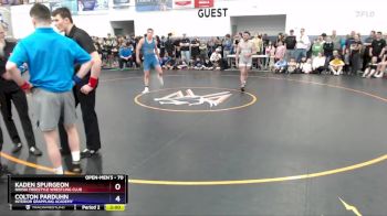 70 lbs Round 2 - Colton Parduhn, Interior Grappling Academy vs Kaden Spurgeon, Nikiski Freestyle Wrestling Club