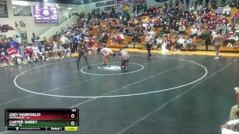 157 lbs 2nd Wrestleback (16 Team) - Carter Shirey, Perry vs Joey Marfoglio, Whitewater