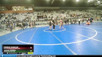 115 lbs 3rd Place Match - Charlie Wheeler, Mat Rats Rebooted Wrestling vs Sophia Rivera, Salem Elite Mat Club