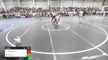 157 lbs Quarterfinal - Daniel Alcazar, Montrose Elite vs Max Haws, War Wc