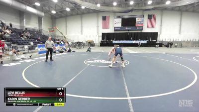 124 lbs Semifinals (4 Team) - Levi Bellis, Tioga Sr HS vs Kadin Gerber, Palmyra Macedon Sr HS