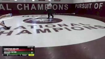 141 lbs Cons. Round 4 - Christian Keller, Nebraska Wesleyan vs Brooks Meyer, Wartburg