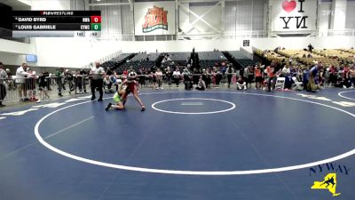 96 lbs Cons. Round 5 - Louis Gabriele, Columbia Youth Wrestling Club vs David Byrd, NWAA