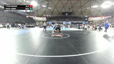 Boys 2A 285 lbs Cons. Round 2 - Tyler Henson, Steilacoom vs Isaac Lowry, Squalicum