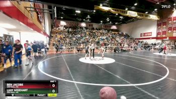 98 lbs Cons. Round 3 - Ben Jacobs, Greybull MS vs Liam Wisehart, Greybull MS