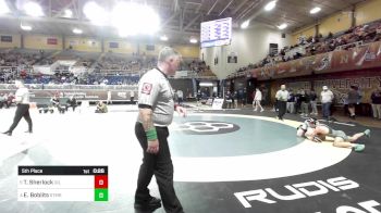 144 lbs 5th Place - Tyson Sherlock, Gilman School vs Evan Boblits, St. Mary's Ryken