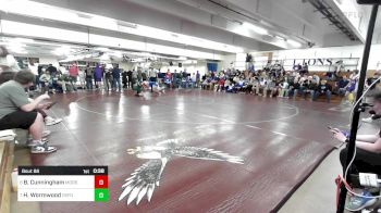 150 lbs Consi Of 4 - Braeden Cunningham, Morse vs Hunter Wormwood, Oxford Hills