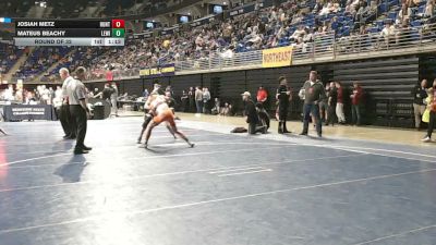 140 lbs Round Of 32 - Josiah Metz, Huntingdon vs Mateus Beachy, Lewisburg
