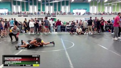 100 lbs Round 3 (6 Team) - Raymond Brown, Florida Scorpions vs Jaxon Hargrave, Beebe Trained