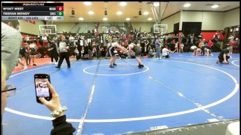 285 lbs Consi Of 8 #2 - Wyatt West, Woodland Boys vs Tristan Mowdy, Checotah