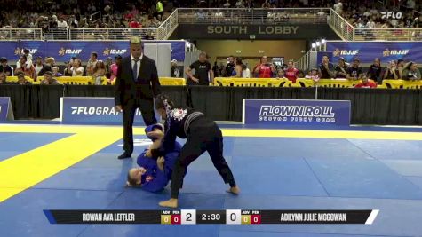 Rowan Ava Leffler vs Adilynn Julie McGowan 2026 Pan Kids Jiu-Jitsu IBJJF Championship