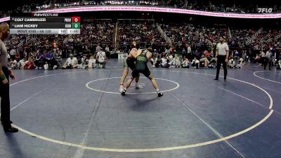 4A 132 lbs Quarterfinal - Liam Hickey, Cardinal Gibbons vs Colt Cambruzzi, Providence High School