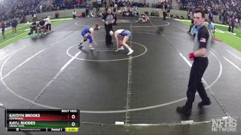 100 lbs Semifinal - Kayli Rhodes, Sierra Vista vs Kaydyn Brooks, Centennial