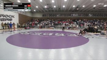 144 lbs Quarterfinal - Bridger Herring, Rawlins vs LJ Hansen, Burns/Pine Bluffs