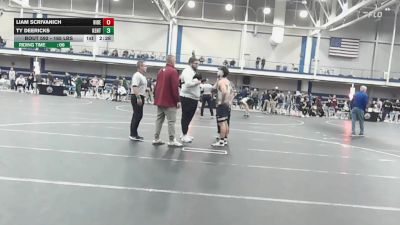 165 lbs Consi Of 16 #2 - Liam Scrivanich, Rider vs Ty Deericks, Kent State