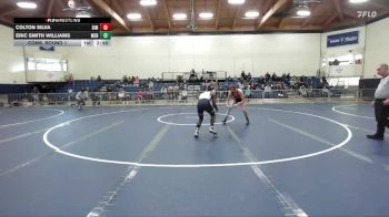 149 lbs Cons. Round 1 - Eric Smith Williams, Menlo NCWA vs Colton Silva, Simpson