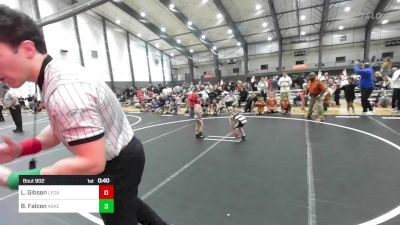 43 lbs Rr Rnd 1 - Lenex Gibson, Legacy Elite vs Brooks Falcon, Askeo International Mat Club