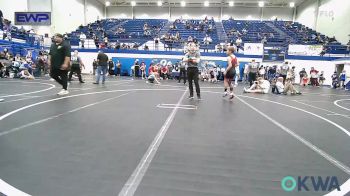90 lbs Consolation - Landon Villines, Weatherford Youth Wrestling vs Maximus Gray, Division Bell Wrestling