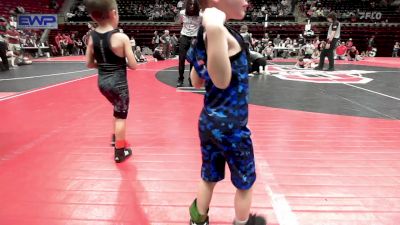 35 lbs Semifinal - Kase Zappone, Barnsdall Youth Wrestling vs Gabe Dicus, Fort Gibson Youth Wrestling