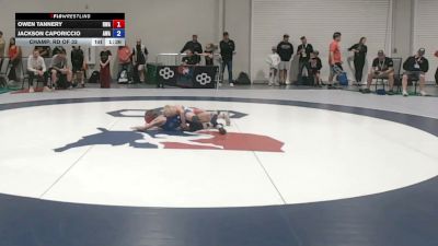 31 kg Champ. Rd Of 32 - Owen Tannery, Roundtree Wrestling Academy vs Jackson Caporiccio, Apex Wrestling Academy