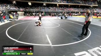 5A 152 lbs Champ. Round 1 - Laura Rodriguez, Lubbock Cooper vs Hallie Harp, Fort Worth South Hills