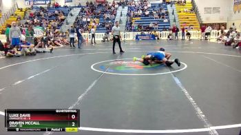 150 lbs Quarterfinals (8 Team) - Draven McCall, Jesuit vs Luke Davis, Charlotte Hs