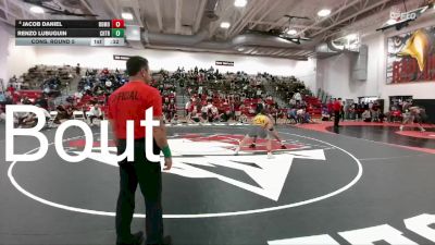 150 lbs Cons. Round 5 - Jacob Daniel, Rocky Mountain vs Renzo Lubuguin, Cherokee Trail