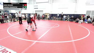 C-160 lbs Round Of 16 - Geno Orlandi, PA vs Andrew Pennington, OH