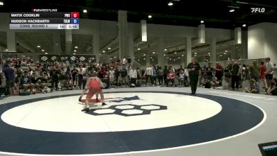 65 lbs Cons. Round 3 - Matix Cooklin, Peninsula Wrestling Club vs Hudson Hackbarth, Team St Louis Wrestling Club