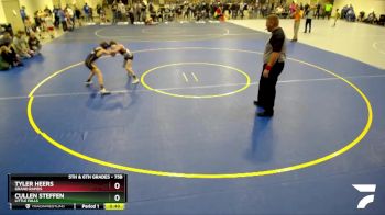 75B Quarterfinal - Tyler Heers, Grand Rapids vs Cullen Steffen, Little Falls