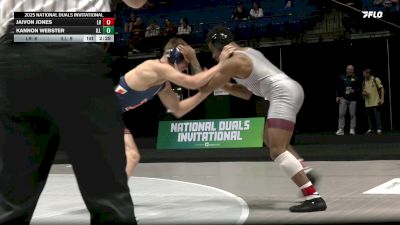 157 lbs Round 1 (16 Team) - Kannon Webster, Illinois vs Jaivon Jones, Little Rock