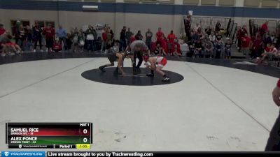 90 lbs Placement (4 Team) - Alex Ponce, Crown Point vs Samuel Rice, Dragon WC