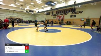 148 lbs Quarterfinal - Ethan Parco, Los Gatos vs Gabriel Delgado, SLAM Academy (NV)