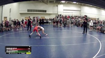 75 lbs Semis & 1st Wrestleback (8 Team) - Rylan Sandoval, Oklahoma Elite vs Macklin Doyle, Iowa USA Red