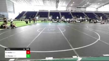 145 lbs Consolation - Ryan Hrcka, Gold Rush vs Andrew Chaney, Unattached
