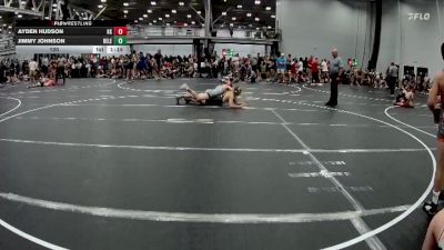 120 lbs Round 1 (8 Team) - Ayden Hudson, Kardiac Kidz vs Jimmy Johnson, Revival Legacy