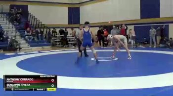 165 lbs Quarterfinal - Anthony Corrado, Brown vs Benjamin Rivera, Alfred State