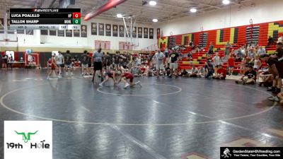 Youth-75 lbs Quarterfinals (8 Team) - Luca Poalillo, High Point vs Tallon Sharp, Morris Hills