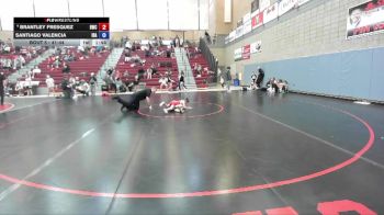 41-44 lbs Round 1 - Brantley Fresquez, Homedale Wrestling Club vs Santiago Valencia, Idaho