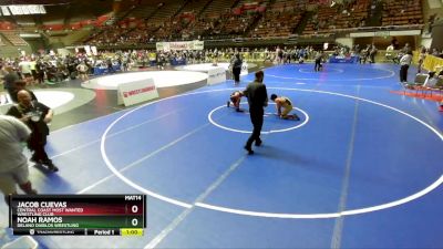 117 lbs Cons. Round 2 - Noah Ramos, Delano Diablos Wrestling vs Jacob Cuevas, Central Coast Most Wanted Wrestling Club