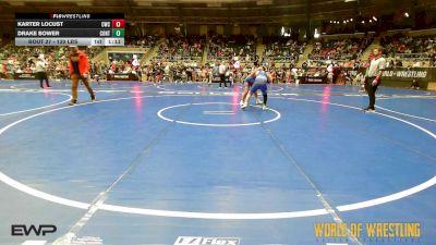 130 lbs Round Of 16 - Karter Locust, Cowboy Wrestling Club vs Drake Bower, Contender Wrestling Academy