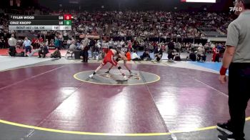 5A 106 lbs 3rd Place Match - Tyler Wood, Sandpoint vs Cruz Knopp, Lakeland