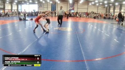 84 lbs Rd# 2 10:30am Friday - Mark Wurster, Florida Elite vs Cole Littman, Great Neck WC National Team