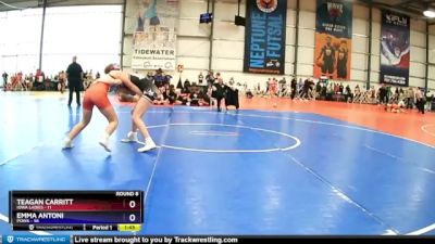 136 lbs Rd# 8 -10:15am Saturday - Emma Antoni, POWA vs Teagan Carritt, Iowa Ladies