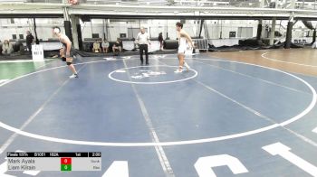 182A lbs 5th Place - Mark Ayala, Sunkist Kids Monster Garage vs Liam Kilrain, Blair Academy